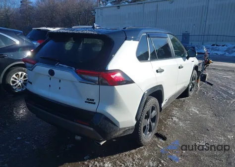 2020 Toyota Rav4 Hybrid Xse из США, поврежденный, VIN JTME6RFV1LD503044